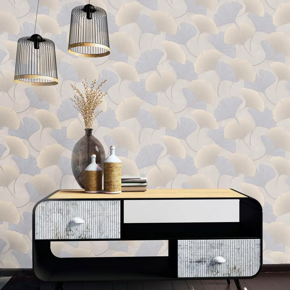 Обои флизелиновые Euro Decor Zen бежевые 1.06 м ED7100-11 83273616 STLM-2176346 - Вид №2