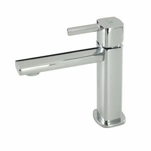 Смеситель для раковины, однорычажный 3/8 ". Керамический картридж Ø25 мм. Длина шлангов 400 мм. Без съемного сливного набора 1 1/4". Аэратор "Плюс". Открытие для холодной воды. Расход 5 л / мин. при 3 барах.  Nk concept NOKEN 100130995  CHROME