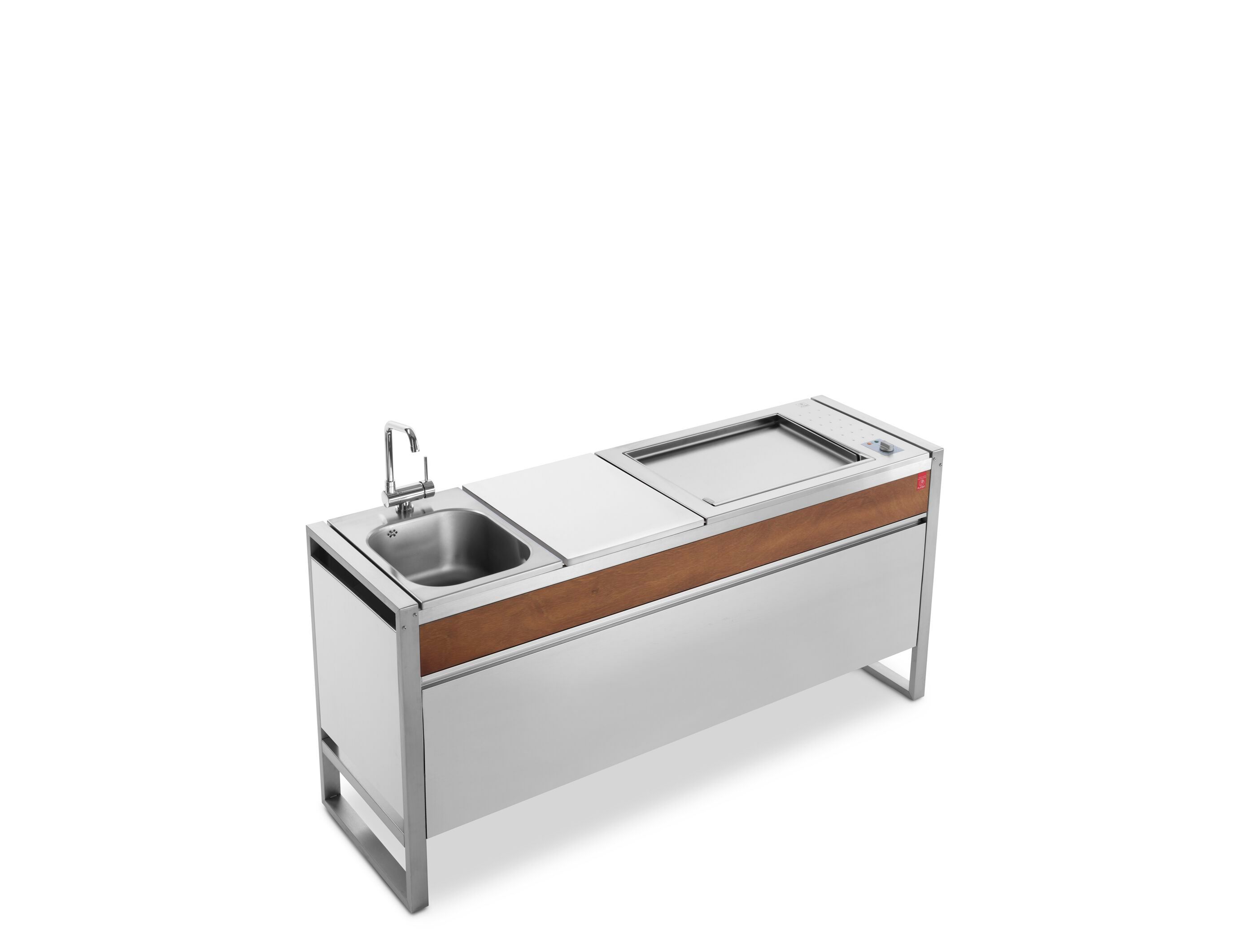 Уличная мобильная кухня с газовым барбекю PLA.NET Outdoor Cooking Kitchen ARCH-00152121 - Вид №7