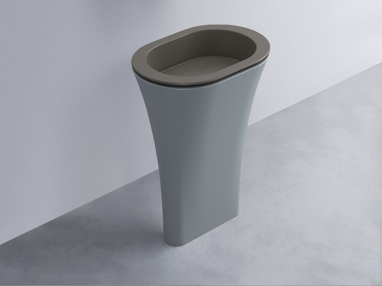 AMLA65-FN+AMPILO-FN+AMCOLO-BR Раковина Amedeo Ovale отдельностоящая cielo Enjoy + Amedeo Ceramica Cielo