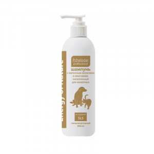 ПР0056799 Шампунь для собак и кошек питательный с маточным молочком с эластином 350мл ПЧЕЛОДАР