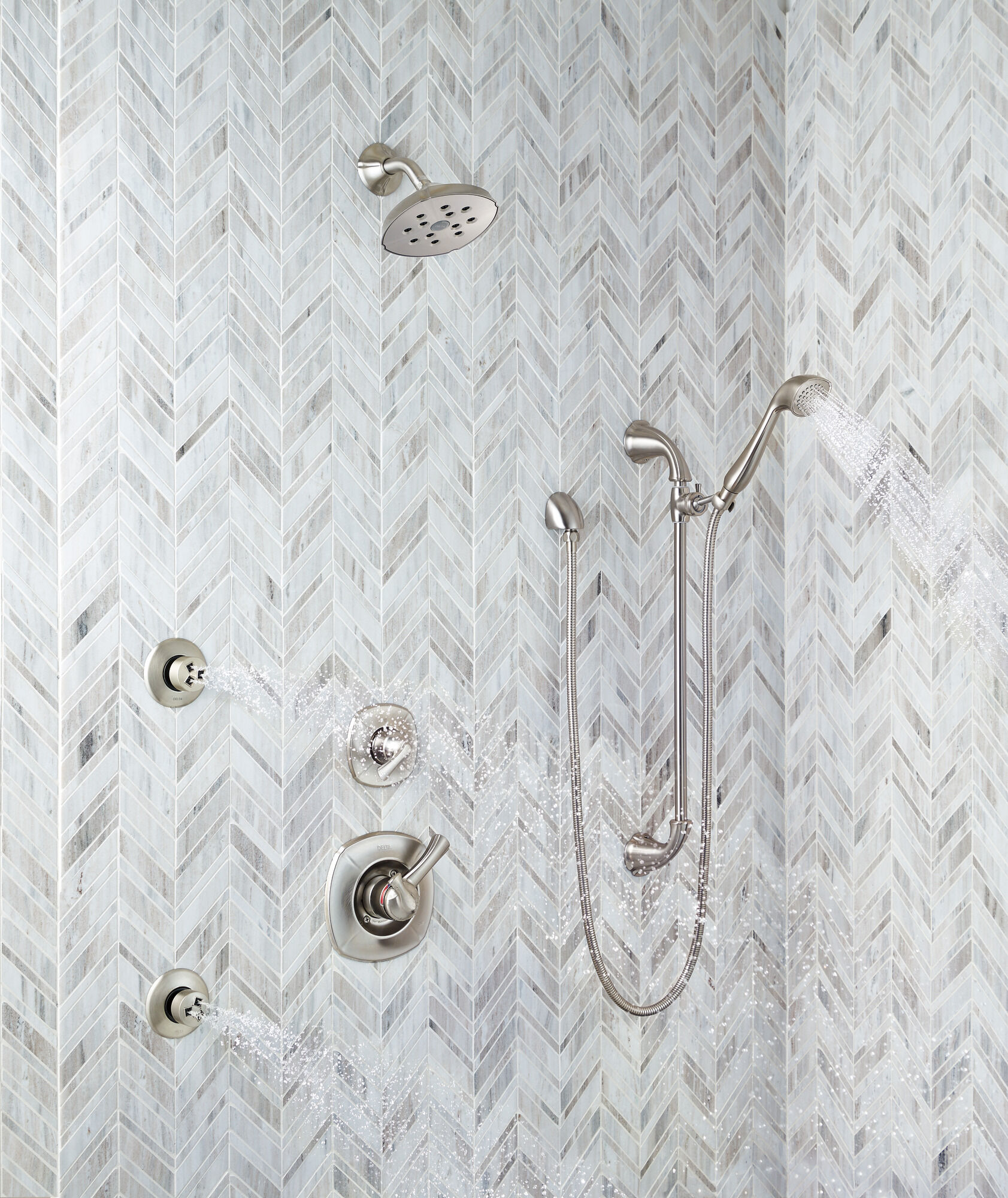 T50010-SS Спрей для тела HydraChoice® Body Spray Trim Delta Faucet HydraChoice Body Spray System Нержавеющая сталь  - Вид №8