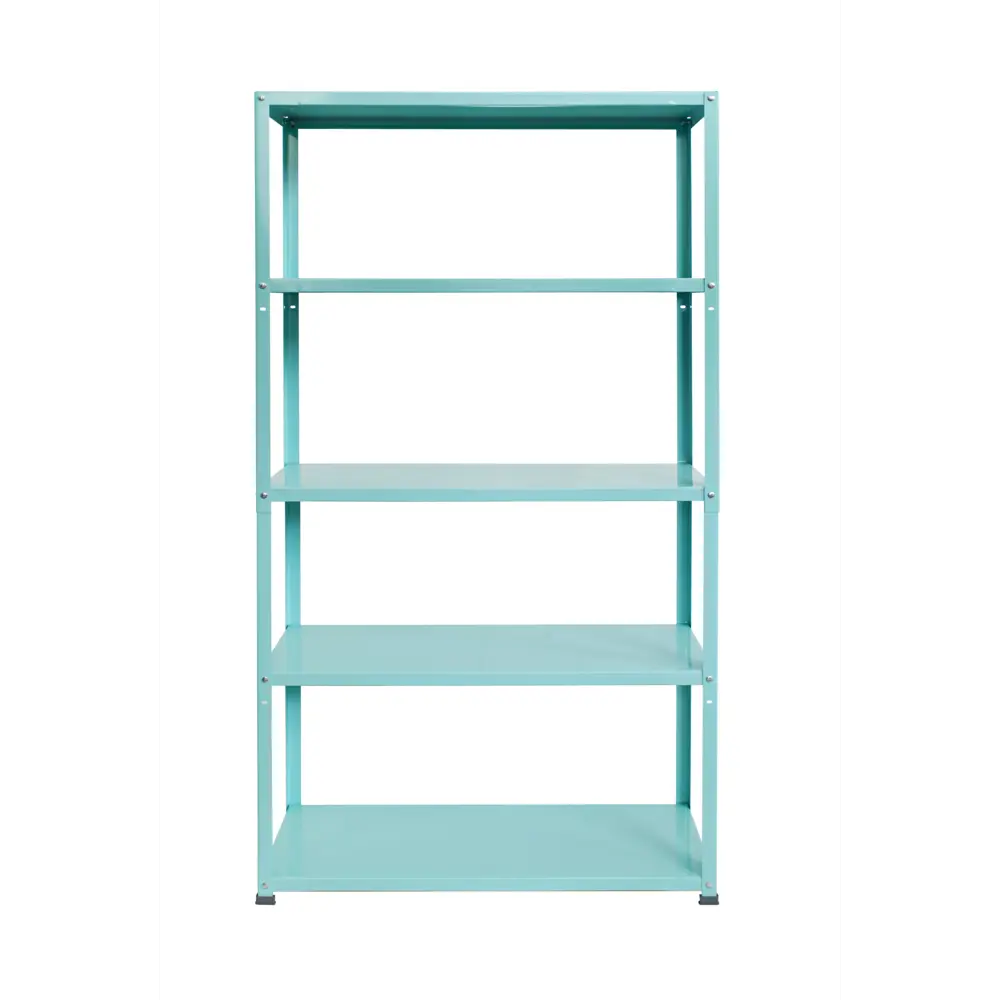 Стеллаж Colour 5 полок 90x175x30 см нагрузка на полку до 70 кг металл цвет бирюзовый 82543186 STLM-2053906 AR SHELVING  - Вид №2