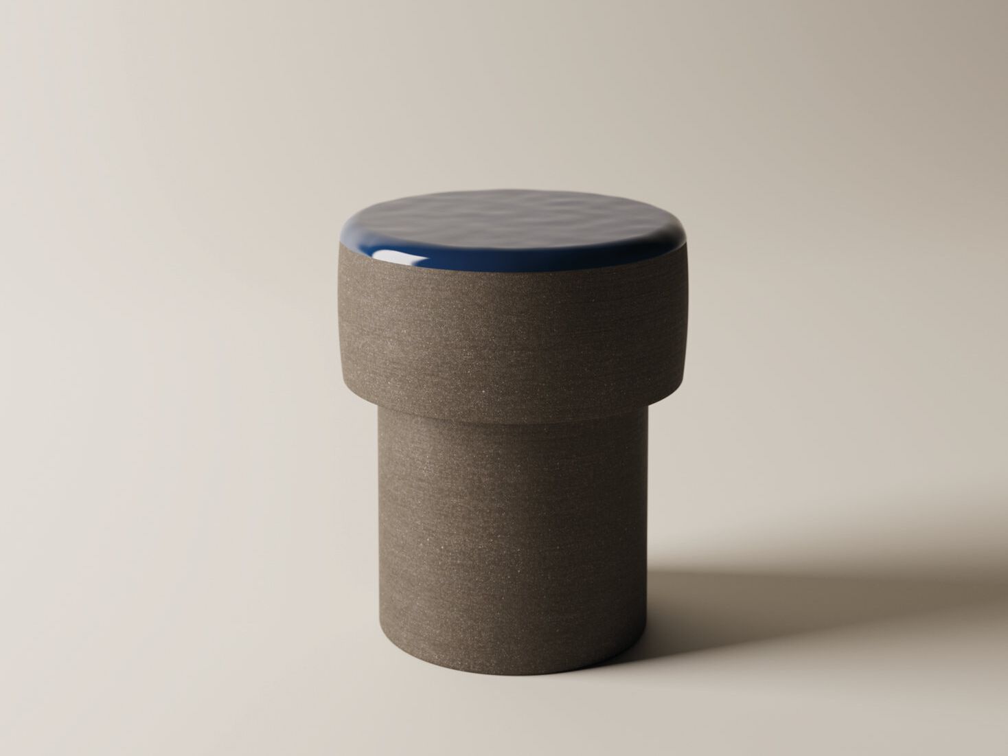 Круглый журнальный столик из огнеупорного камня Agape Cenote ARCH-00135989 - Вид №2