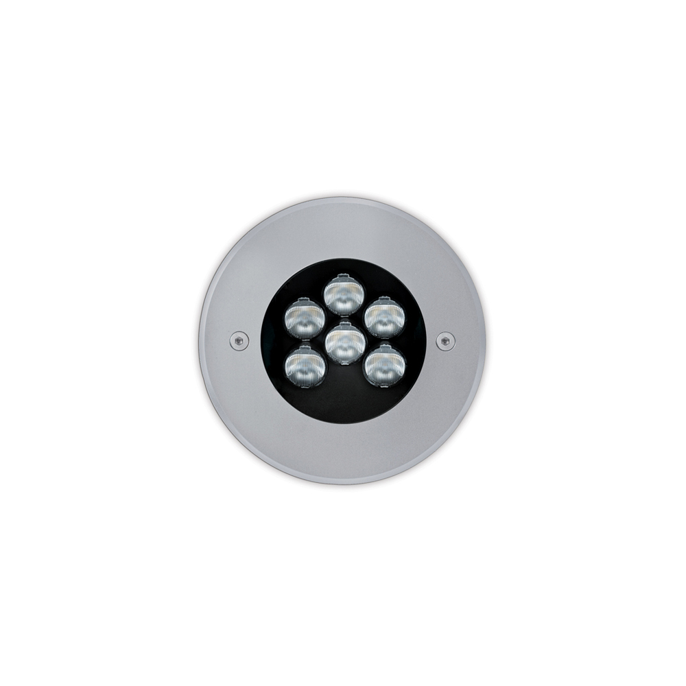 8480669 Встраиваемый в пешеходный пол Platek MINI FULL INOX  MINI FULL INOX - 6 LED 4000K Asymmetrical 