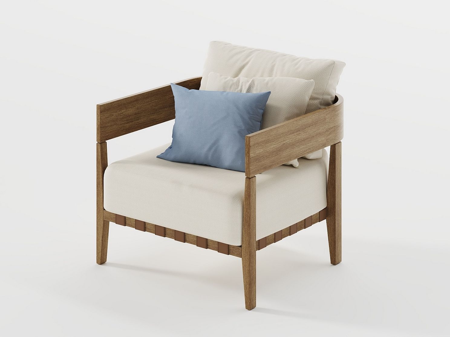 Садовое кресло с каркасом iroko Braid Feeling ARCH-00033071