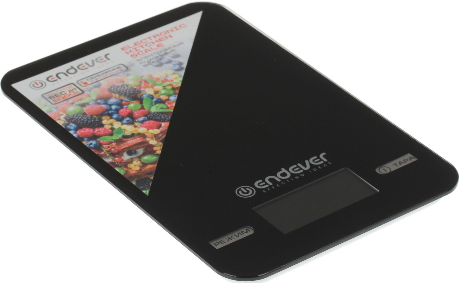 1043682 Кухонные весы Endever KS-527 черный STDN-0009377 - Вид №1