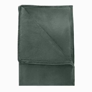 Плед Flandria 200x220 см микрофибра цвет серо-зеленый 89395109 STLM-2060279