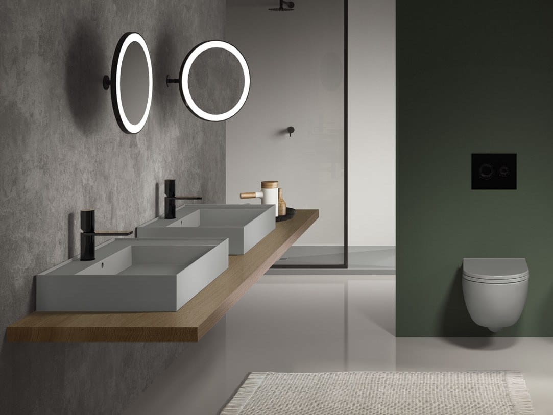 Керамическая одиночная прямоугольная столешница Ceramica Cielo ENJOY ARCH-00017749