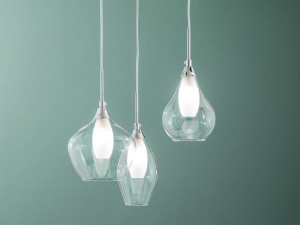 Стеклянный светодиодный подвесной светильник