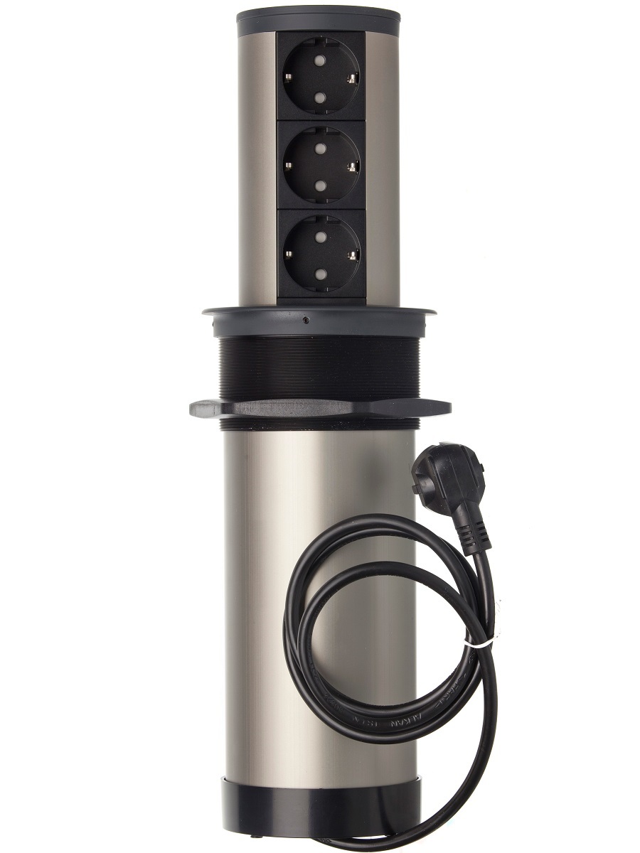 Блок электрических розеток Echo 12069 Anthracite NAVAKO  - Вид №2