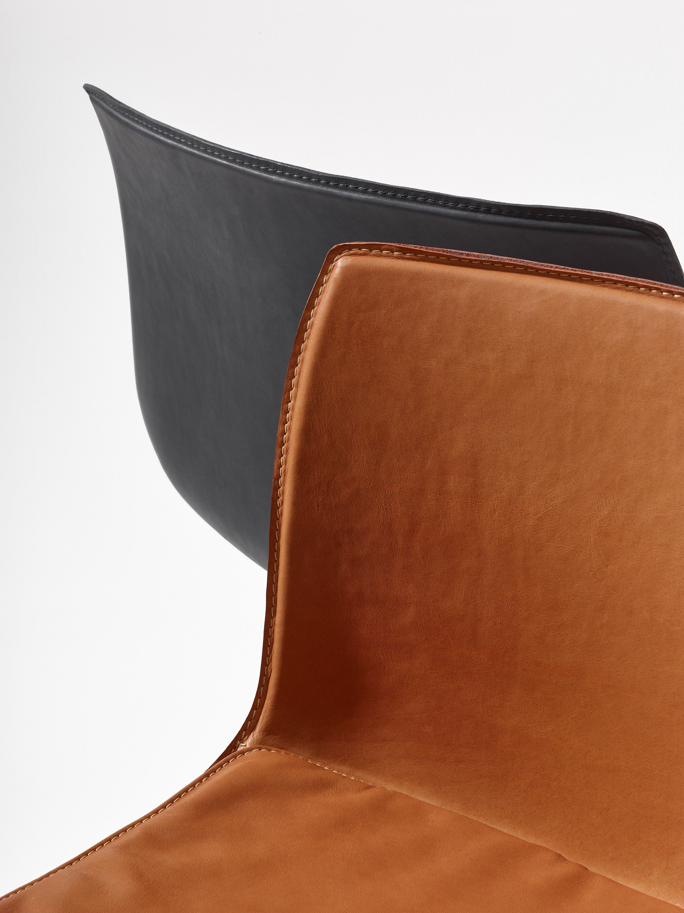 Кожаный стул с колесами Arper Catifa 53 ARCH-00044979 - Вид №4