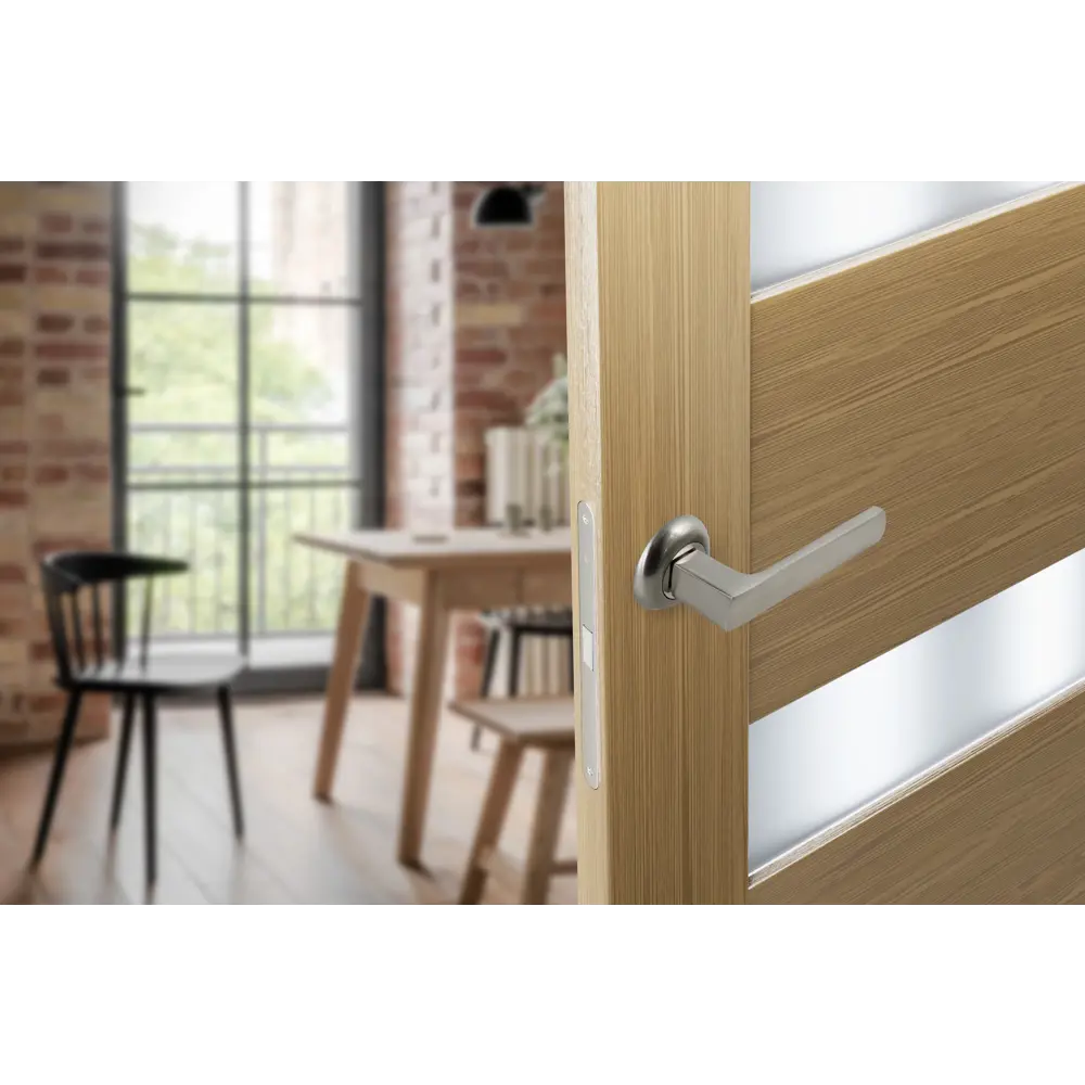 EDSON Дверные ручки EDS-11H-R1 в стильном никелевом исполнении 85168606 STLM-0059342 - Вид №8