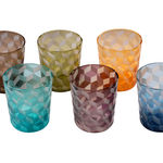 GWPP0027 Набор из 6 стаканов из цветного стекла ijlbrown  - Вид №2