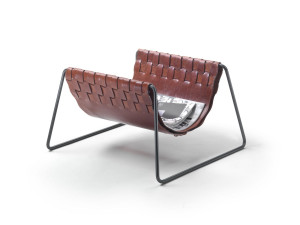 Кожаный журнал держатель с металлической основой