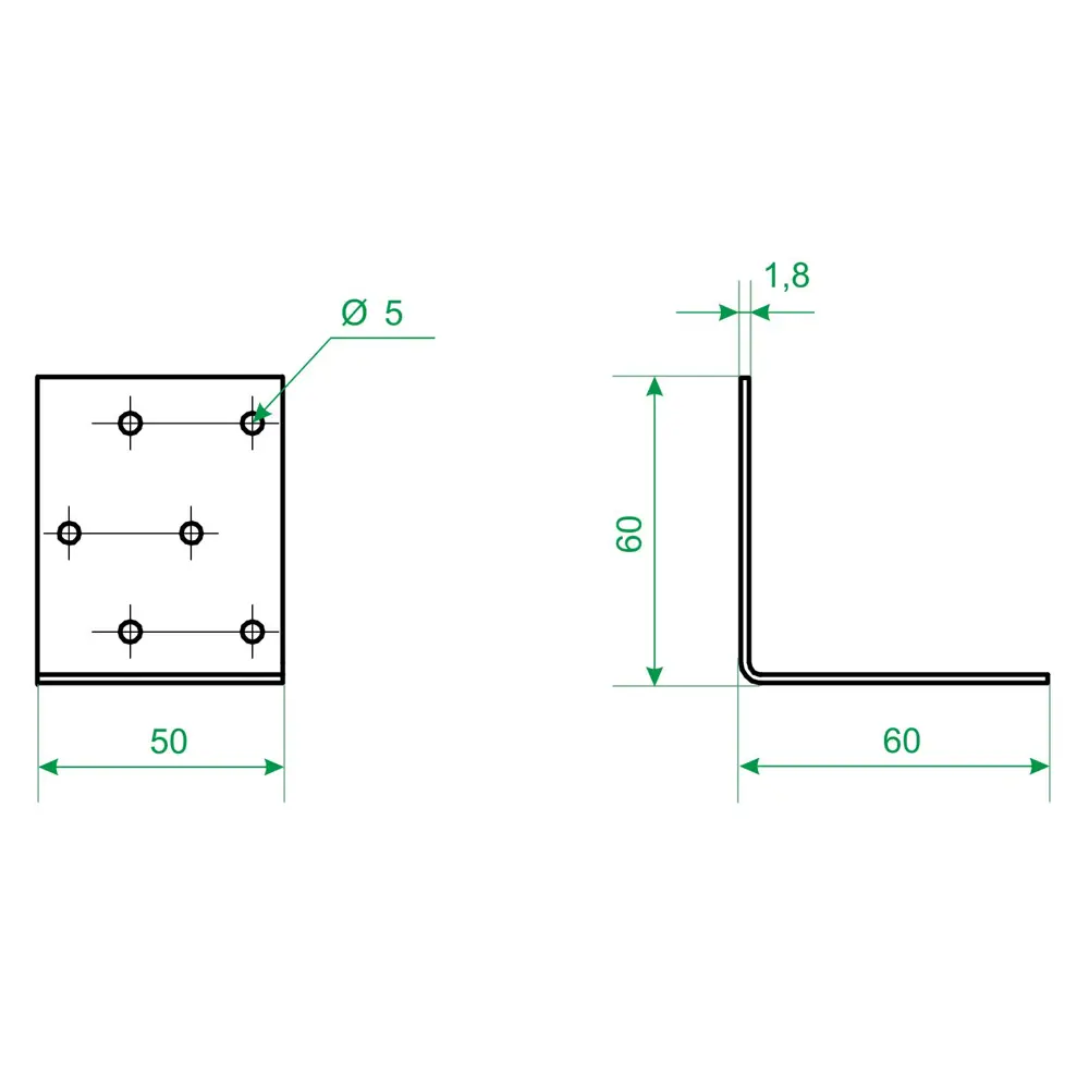 Уголок крепежный Santreyd 60×60×50 мм для надежных соединений 84857831 STLM-0056258 - Вид №4