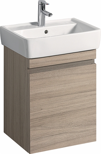 44759 IFO Renova Плоская тумба для умывальника, с ящиком и внутренним ящиком, W = 524 мм, W1 = 600 мм, T = 438 мм, глянцевый белый  - Вид №4