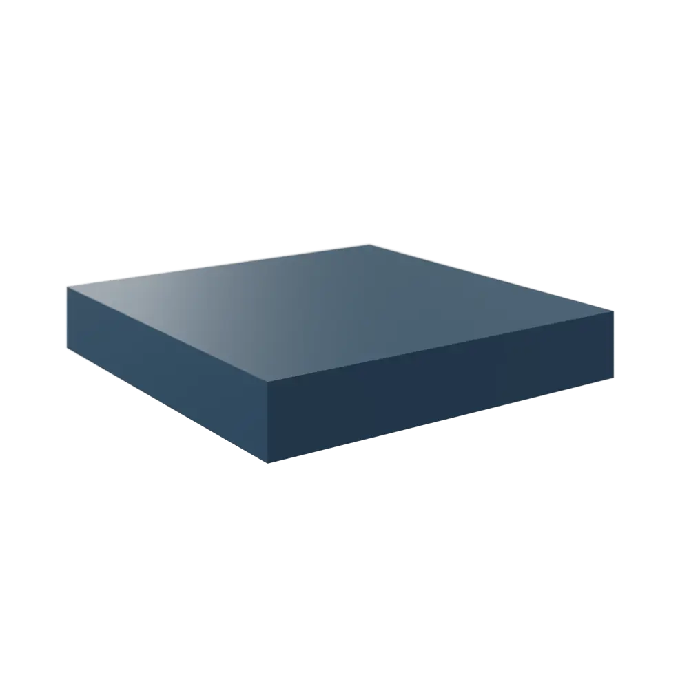 Полка настенная Spaceo Agata 23x23.5 см МДФ цвет синий STLM-2047812 - Вид №1