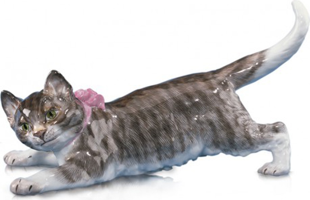 83632 Meissen Фигурка 9см "Кот" (Отто Ярл, 1904г.) Фарфор 