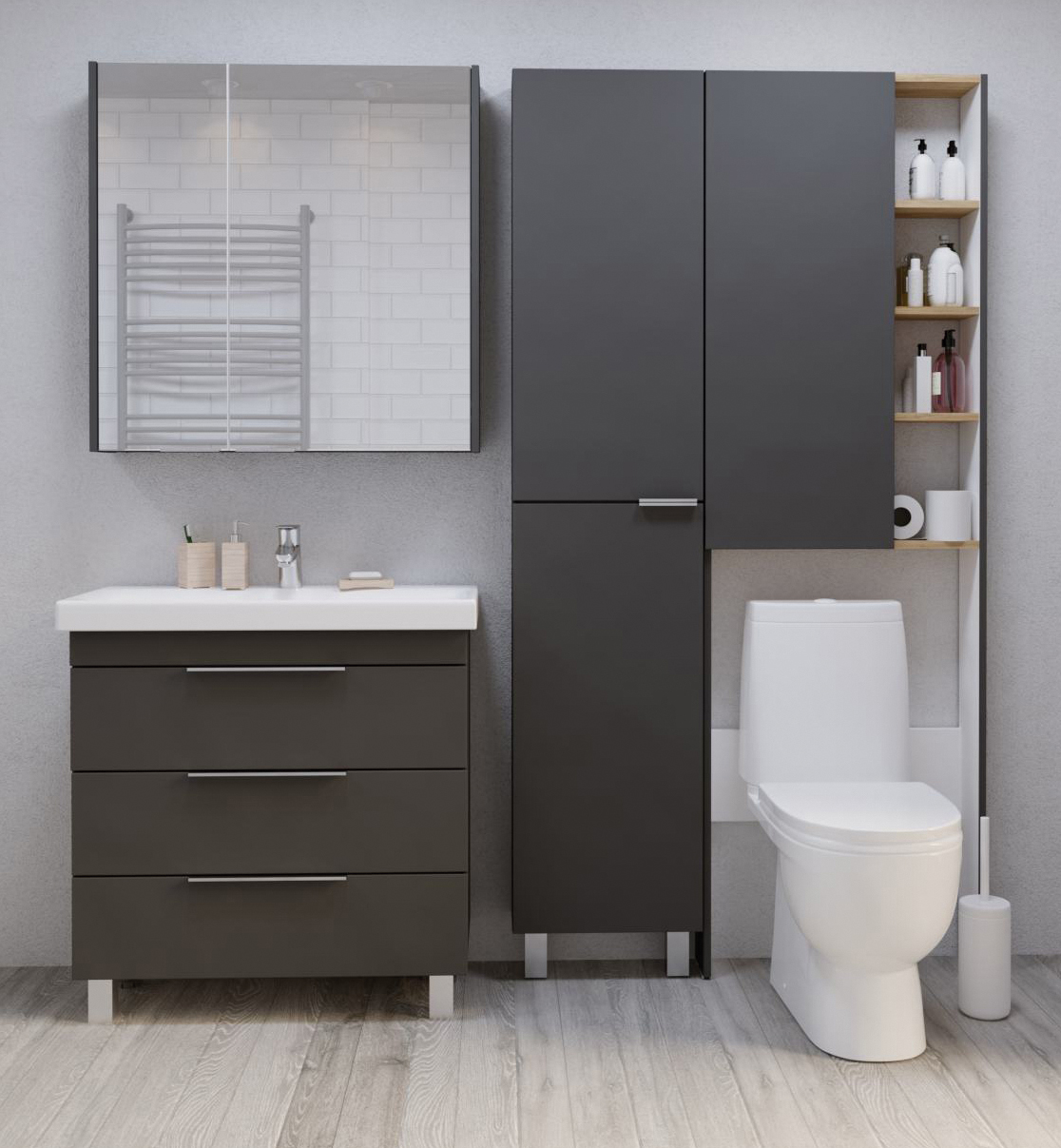 У92545 Тумба Gaula 60Н 3я Black 1 Marka Gaula  - Вид №5