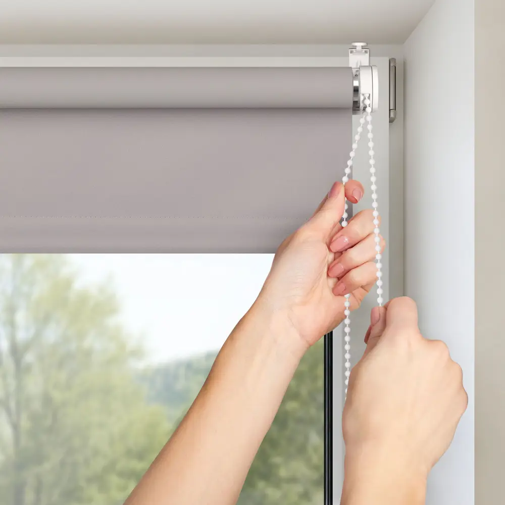 Штора рулонная блэкаут 70x160 см серая PRAKTO BLACKOUT STLM-2042628 - Вид №5