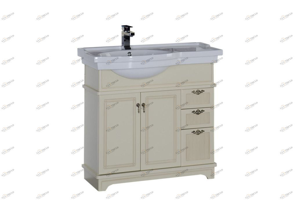 Тумба под раковину Aquanet Луис 90 L бежевый sun-id-276057