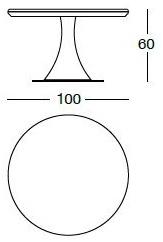 Longhi Высокий мраморный стол Loveluxe 2017 – essence collection Y 728 - Вид №4