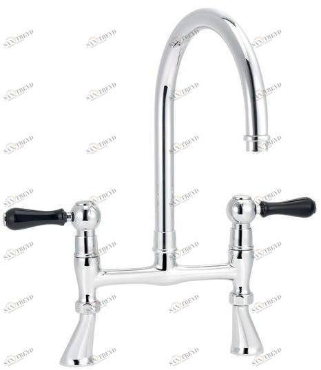 rvb Однорычажный смеситель для кухни с двумя отверстиями Flamant butler 1950.11.19-lb