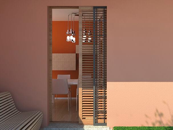 Подрамник с одной створкой для перил и жалюзи PROTEK® Outdoor ARCH-00048893 - Вид №1