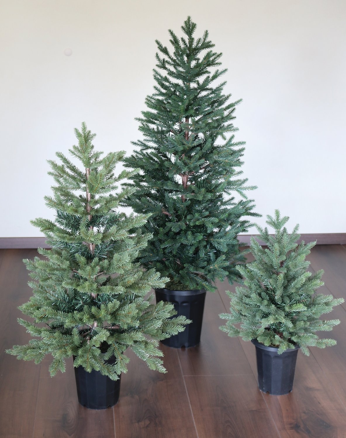 1133 883 a3 Елка пластиковая, смешанная, в горшке, 90 см, зеленая H-andreas 