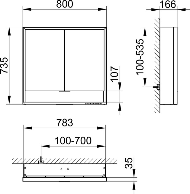 14302171301 Зеркальный шкаф KEUCO Royal Lumos - Вид №2