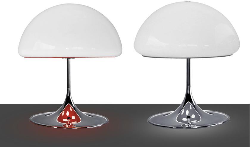 Martinelli Luce Настольная лампа из металла с абажуром из метакрилата  793  - Вид №1