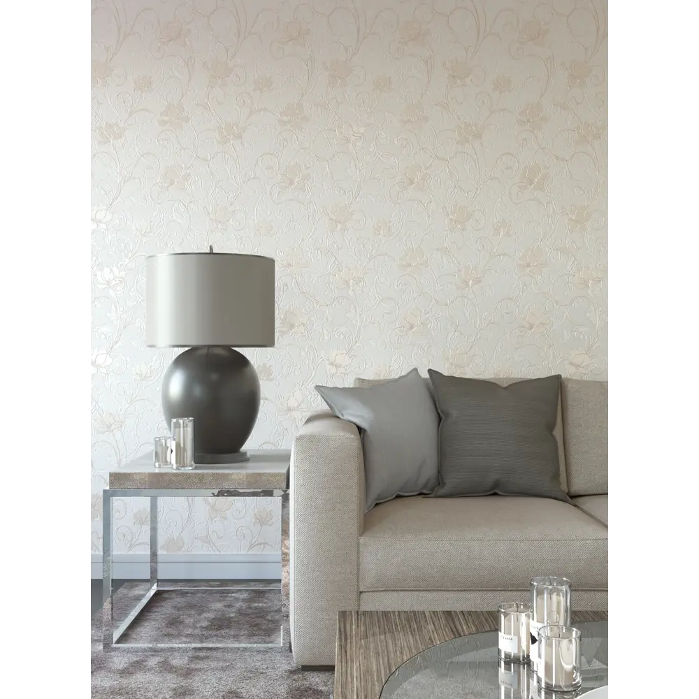 Обои флизелиновые Палитра Lilium бежевые 1.06 м PL71051-21 82091800 STLM-2092358 - Вид №2