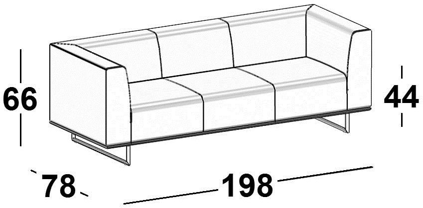 Luxy Мягкий диван из ткани Chic sun-id-1437956 - Вид №7