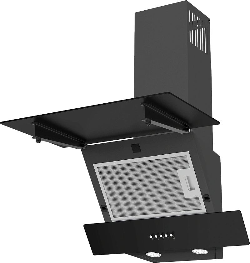 9973947 Вытяжка наклонная Darina SLIDE G502B черный/черный STDN-0130512 - Вид №2