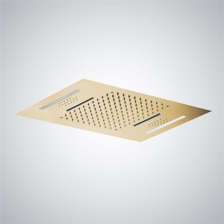 Светодиодная потолочная душевая головка из нержавеющей стали Fontana Showers Luxe Fontaine ARCH-00067354 - Вид №12