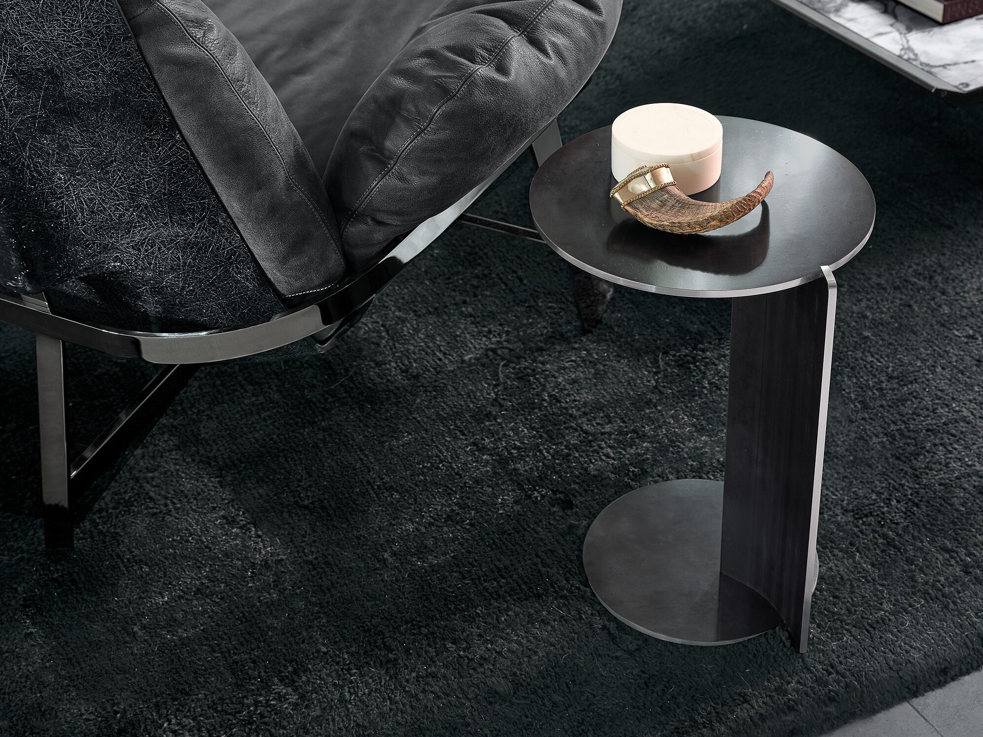 Круглый металлический журнальный столик Arketipo JOYSTICK ARCH-00027252 - Вид №3