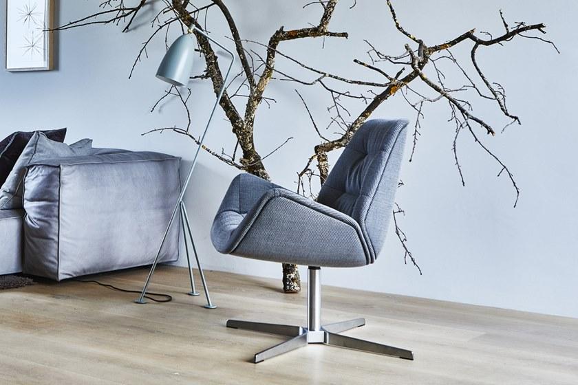 Thonet 4-спицевое тканевое кресло с подлокотниками 808 sun-id-1399577 - Вид №3