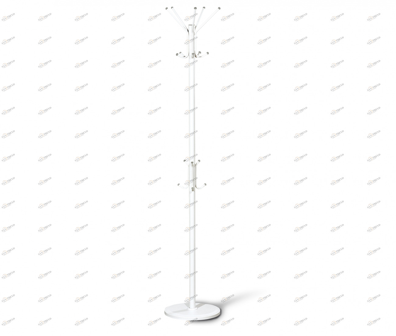 Вешалка напольная разборная офисная бело-серая SHEFFILTON ДИЗАЙНЕРСКИЕ 015517 Белый;серый 