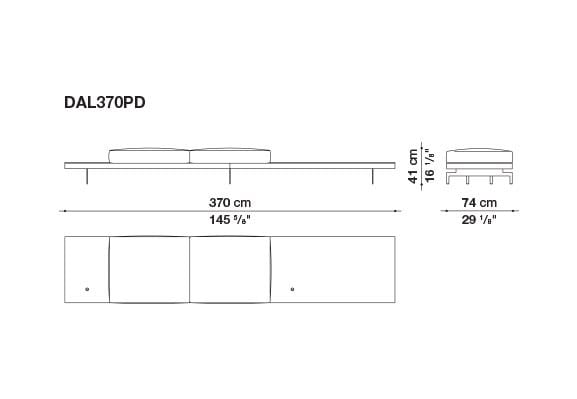 3-местный тканевый диван B&B Italia док ARCH-00033457 - Вид №72