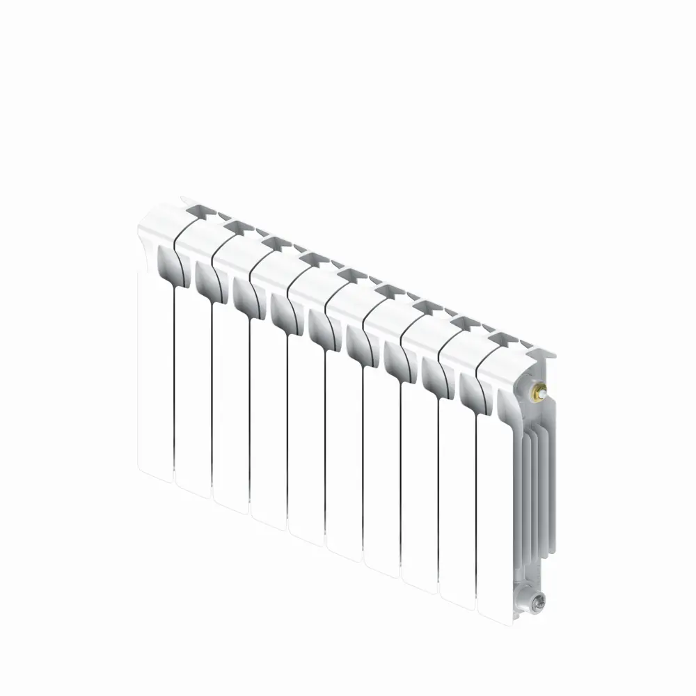 RIFAR Monolit 350 - Биметаллический радиатор на 10 секций с нижним подключением 18722968 STLM-0012201 - Вид №1