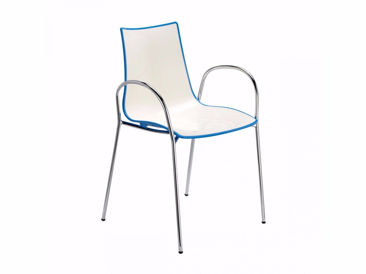 Стальной штабелируемый стул с подлокотниками S-CAB Zebra ARCH-00060065 - Вид №5