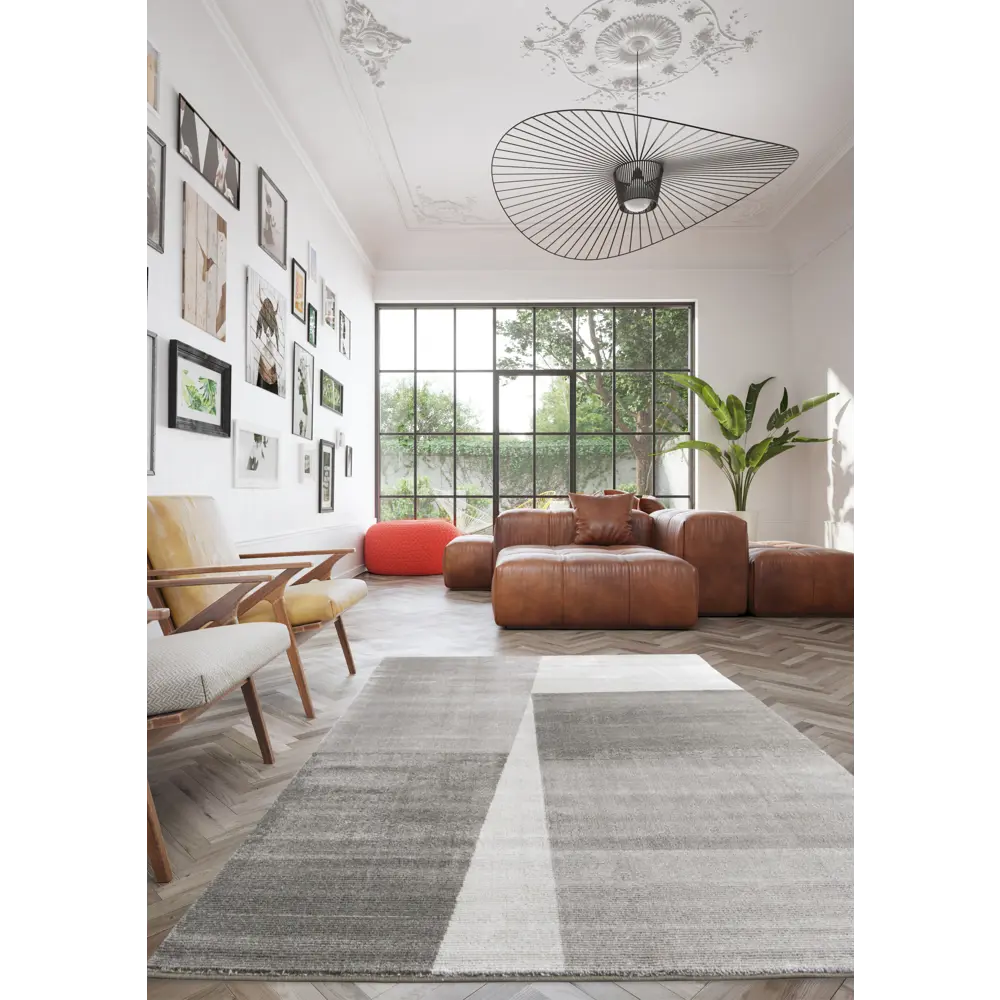 Ковер полипропилен Tundra Balta Rugs 59414/692 120x170 см цвет серый 82623596 STLM-2204307  - Вид №3