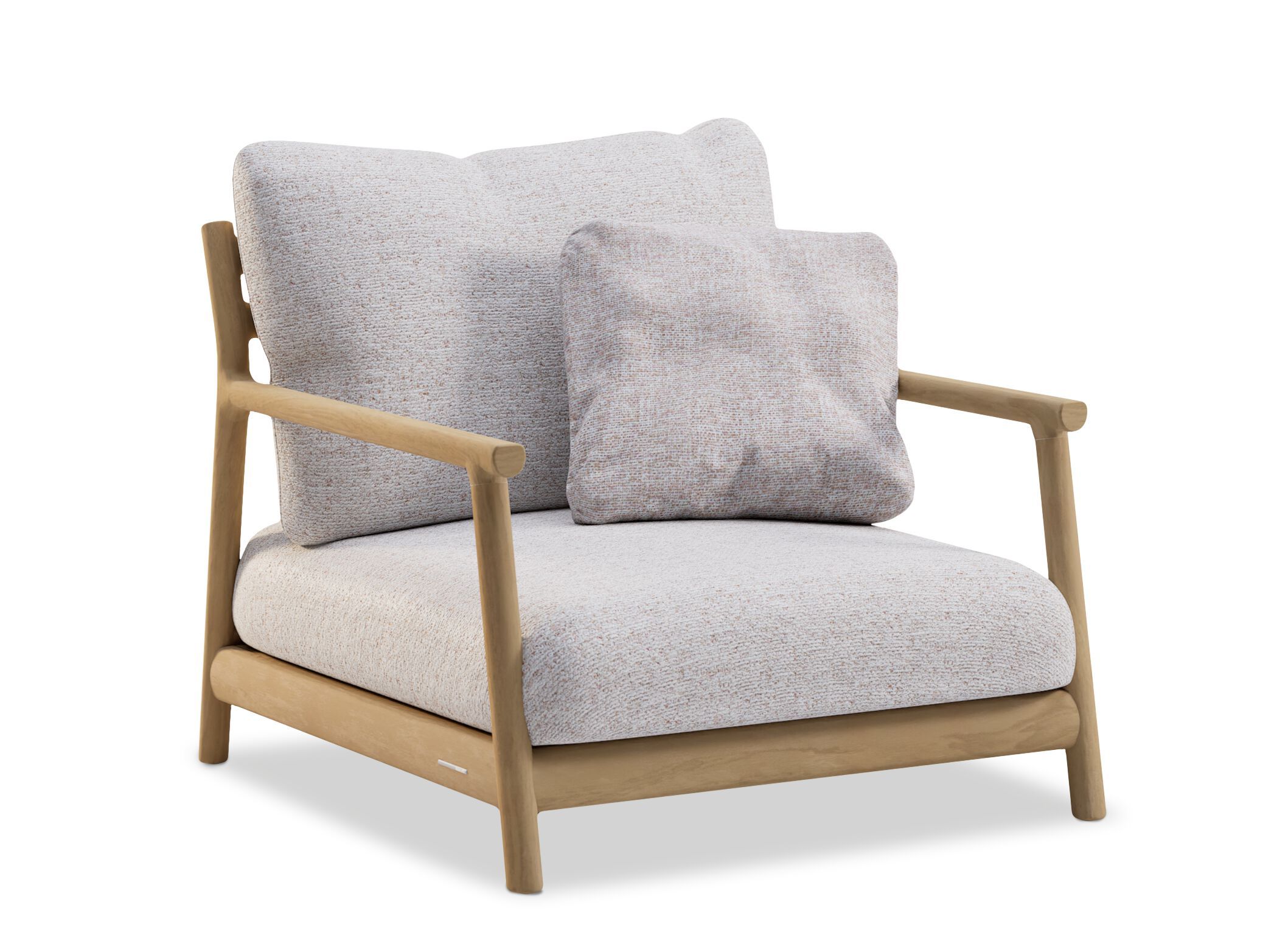 Садовое кресло из тикового дерева с подлокотниками MANUTTI Muyu ARCH-00109949