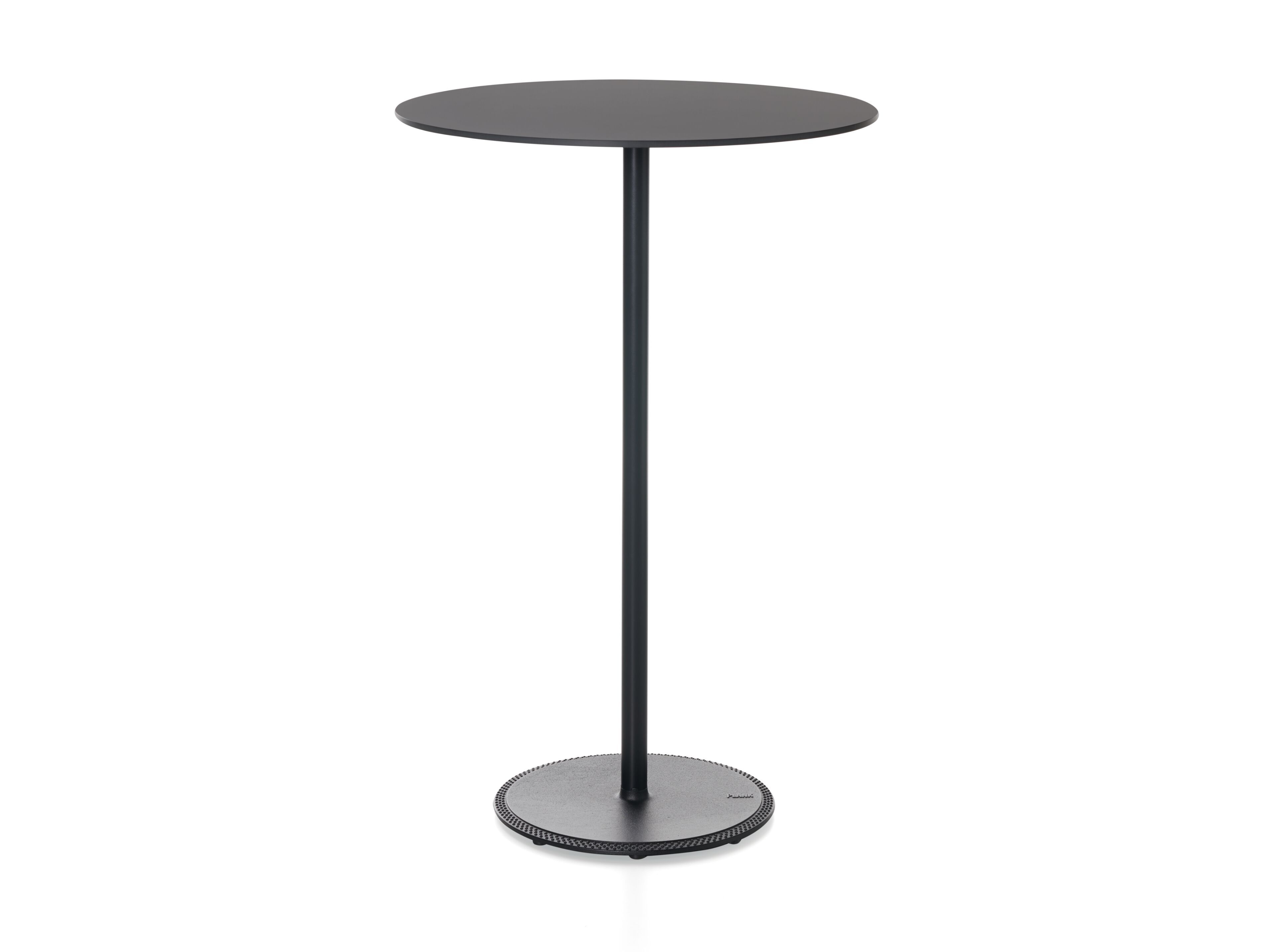 Круглый стол с чугунной основой и столешницей HPL Plank BON ARCH-00092766