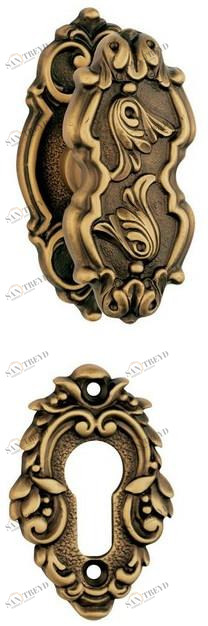 LINEA CALI' Ручка двери из хромированной латуни с замком Epoca sun-id-1435242