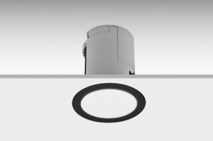 DST-36 Lens flush-mounted with synthetic trim Daisalux Светильники аварийные Черный