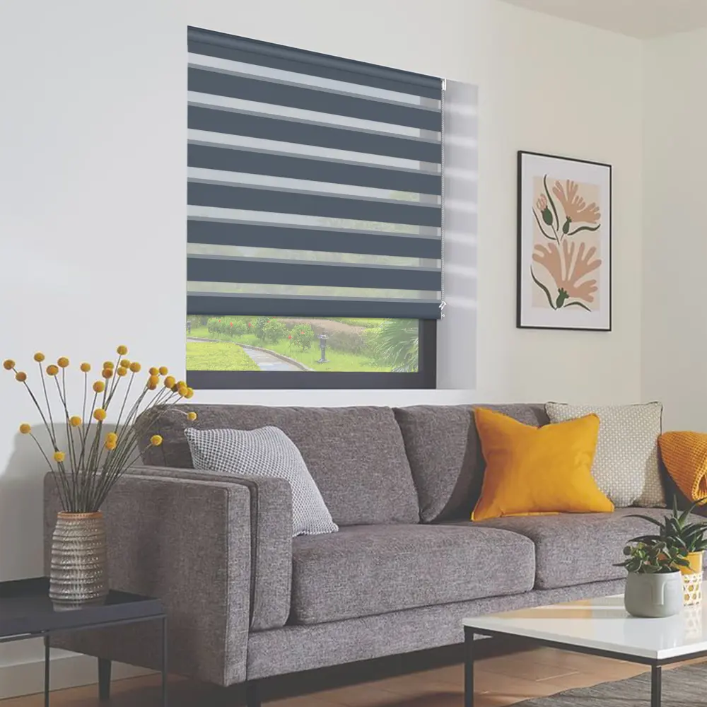 Рулонная штора день-ночь KREAFORTA Moskva с регулируемым освещением 89408518 STLM-1584803 - Вид №7