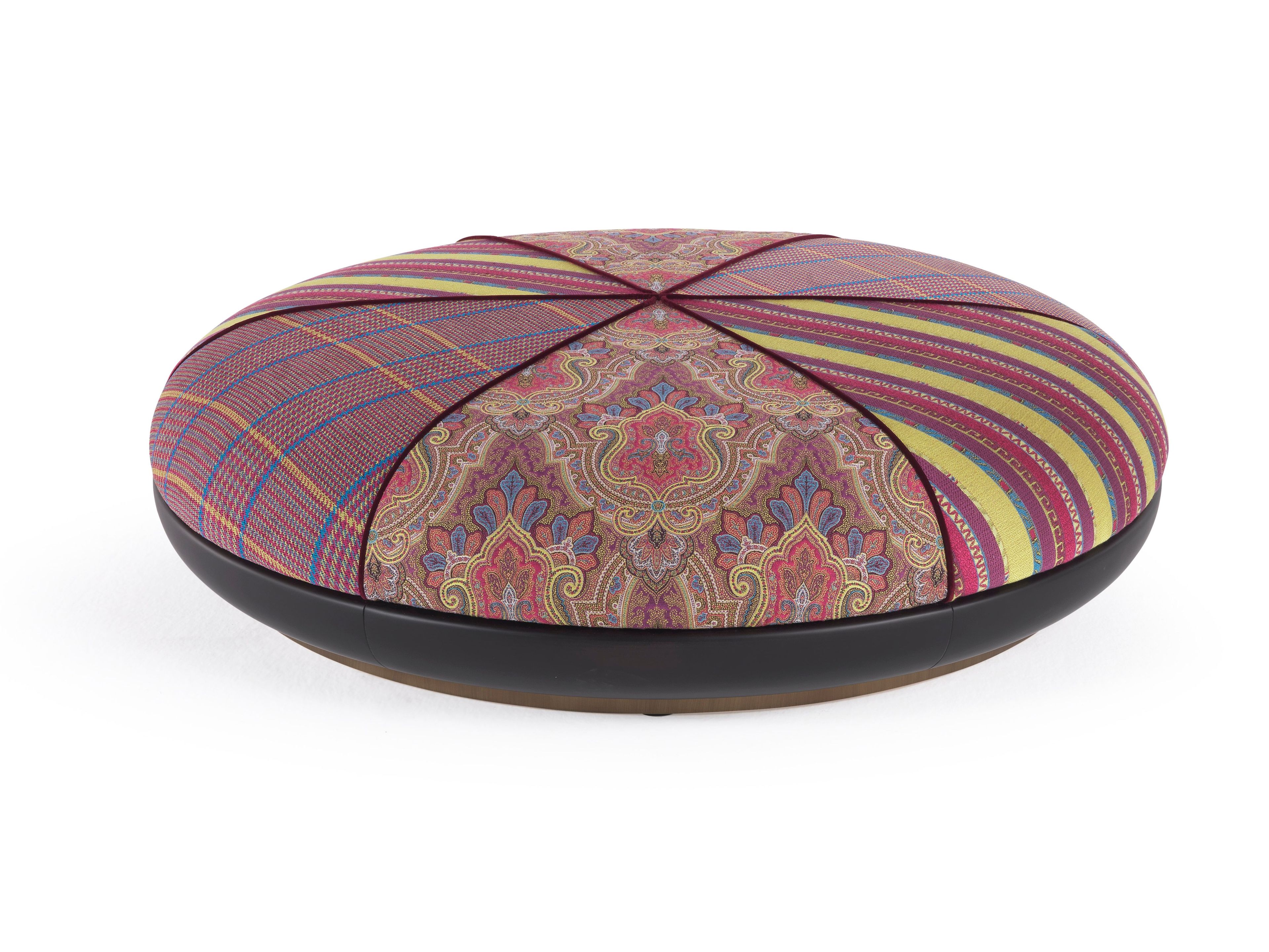 Круглый пуф из ткани ETRO Home Interiors BAMBARA ARCH-00000729