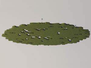 Рециркулированная пластиковая подвесная акустическая панель